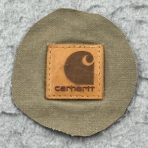 Carhartt Leather Patch 1.25" Brown Logo Replacement Tag Patch On Arts Crafts